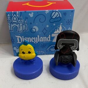 Disneyland‘s 70th McDonald’s happy meal figures flounder and Darth Vader